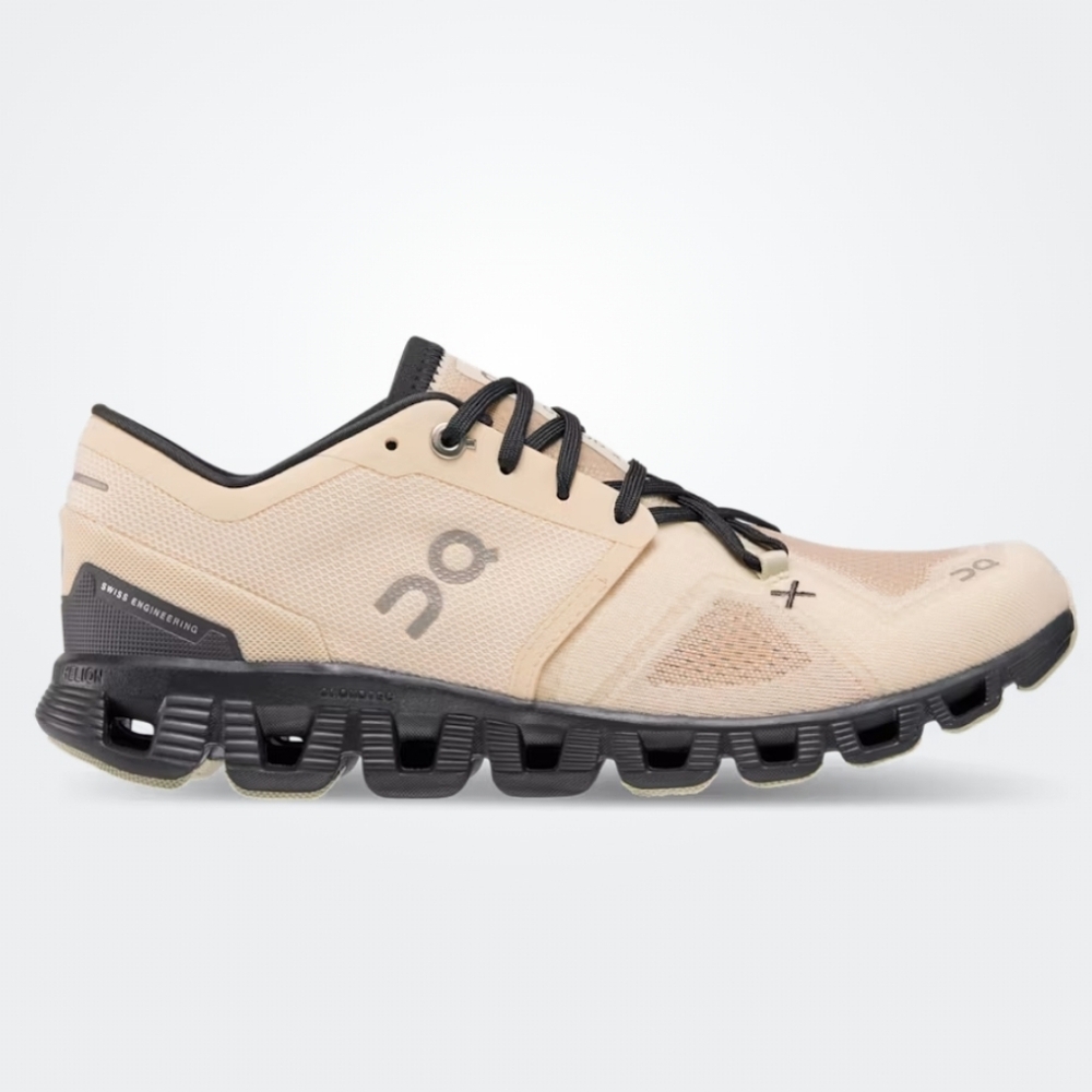 On Running Sneakers in Beige and Black